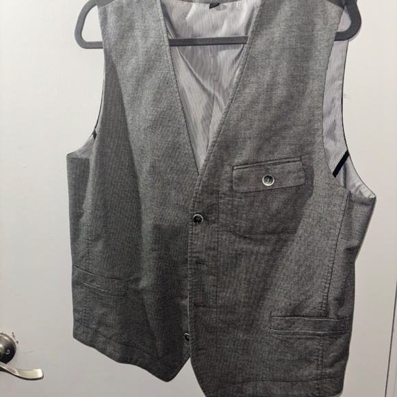 HUGO BOSS Men’s Suit Vest – Tailored Fit (42R / EU 52) - Picture 10 of 11